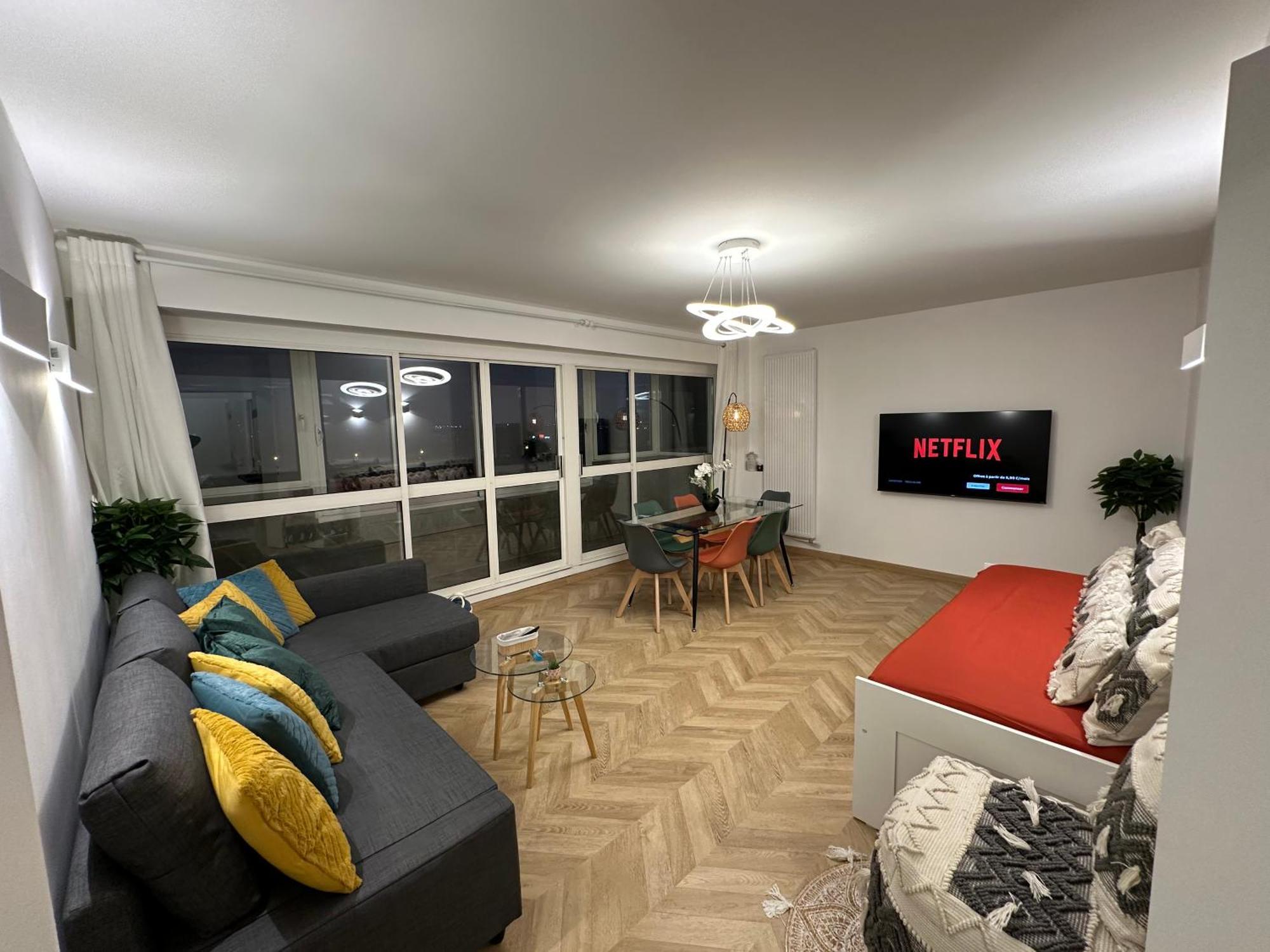 Paris Pantin Magnifique Appartement 4 Pieces De 108M2 Avec 2 Parking Interieur - Tres Cosy Pour 1 A 12 Personnes - Entierement Refait A Neuf Entire Apartment Luxurious And Warm - Pantin Paris 19 Eme Free Wifi Gratuit Zewnętrze zdjęcie